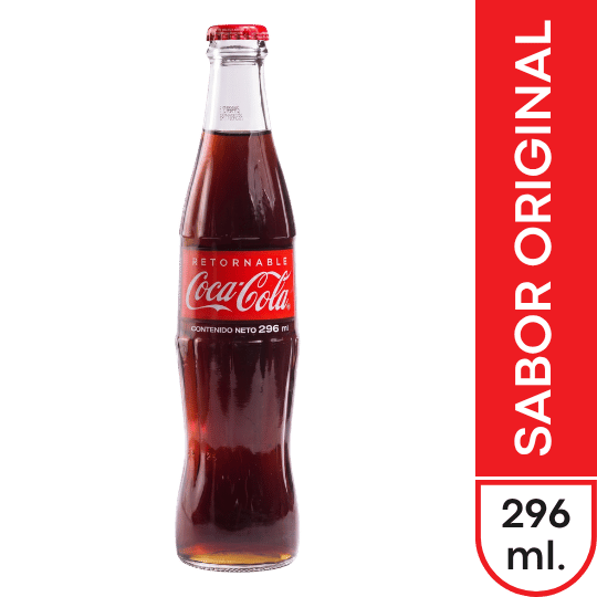 COCA COLA VIDRIO 296ML